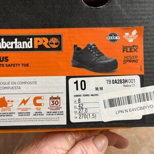 Timberland PRO Black Composite Toe Shoes
